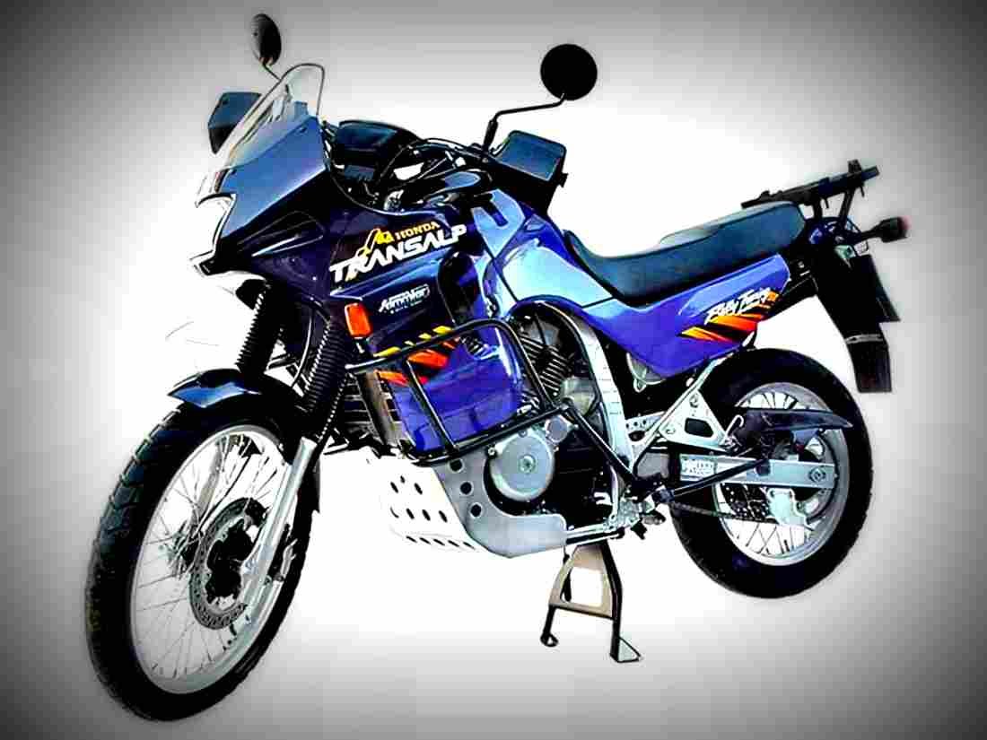 Honda XL 600 V Transalp 1996 3 motorbike A4 Photo Print