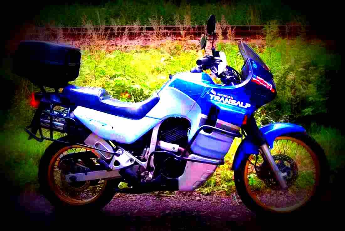 Honda XL 600 V Transalp 1997 5 motorbike A4 Photo Print