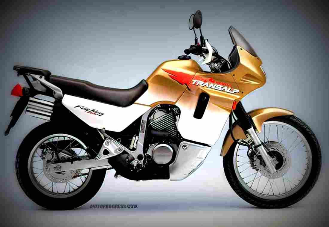 Honda XL 600 V Transalp 2000 4 motorbike A4 Photo Print