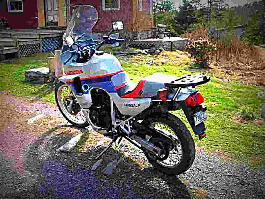 Honda XL 600 V Transalp (reduced effect) 1987 1 motorbike A4 Photo Print