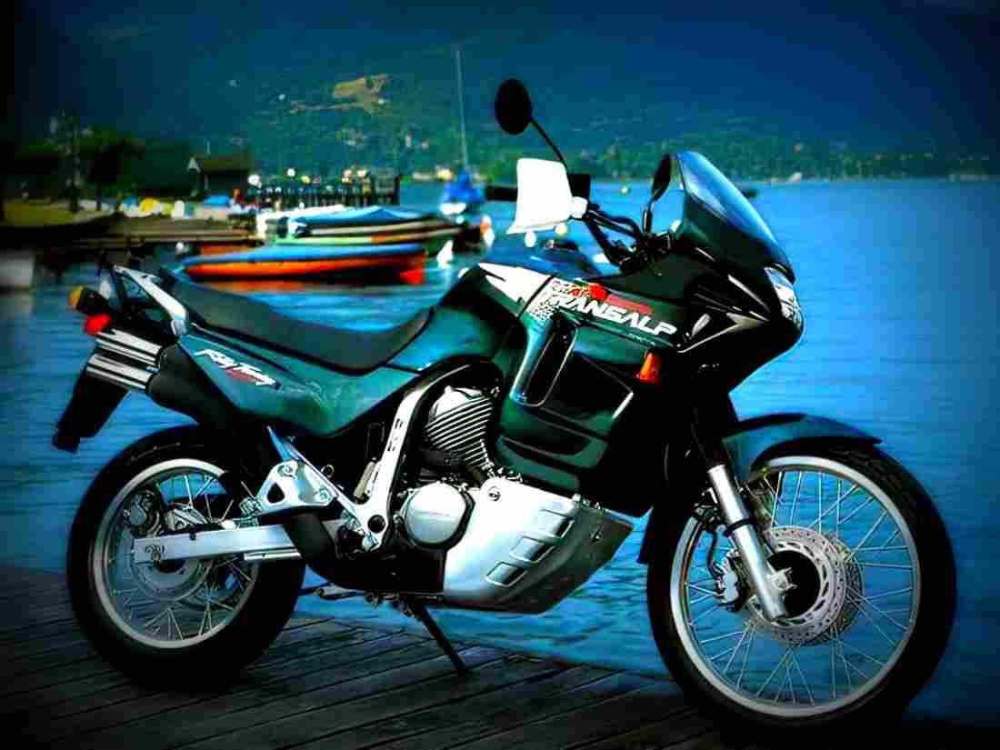 Honda XL 600 V Transalp (reduced effect) 1992 4 motorbike A4 Photo Print