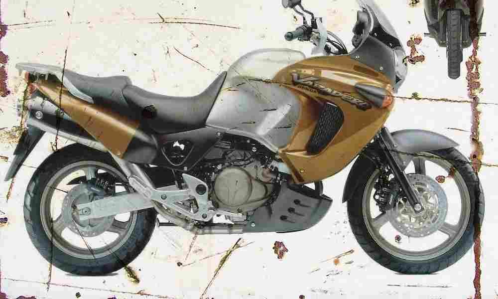 Honda XL1000V Varadero 1999 Aged Vintage A4 Photo Print