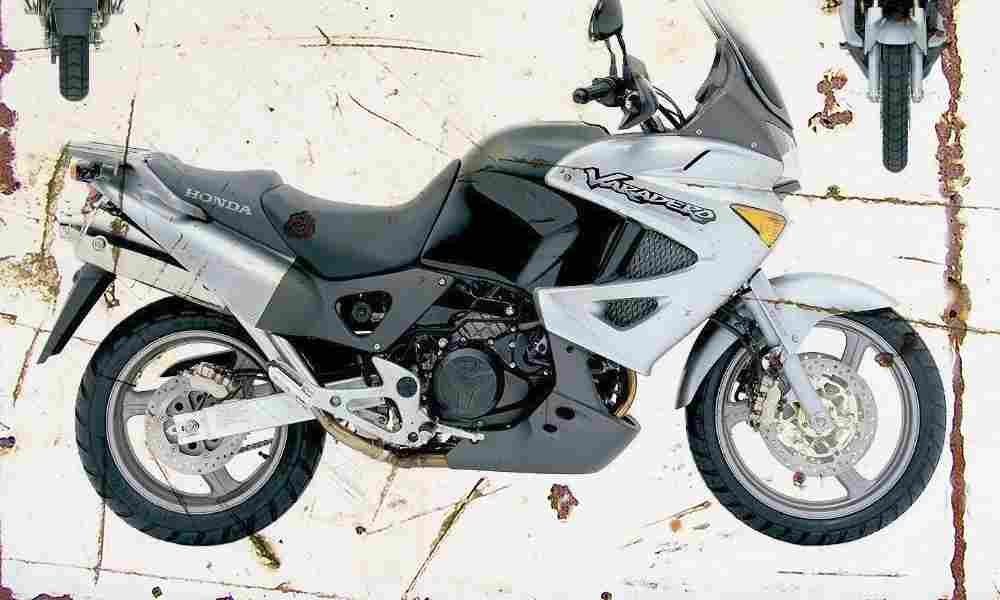 Honda XL1000V Varadero 2003 Aged Vintage A4 Photo Print