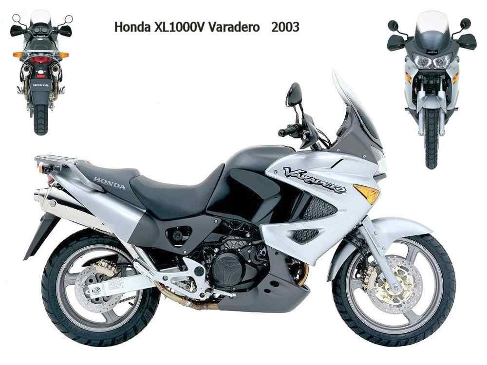 Honda XL1000V Varadero 2003 motorbike A4 Photo Print