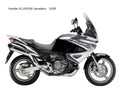 Honda XL1000VA Varadero 2008 motorbike A4 Photo Print