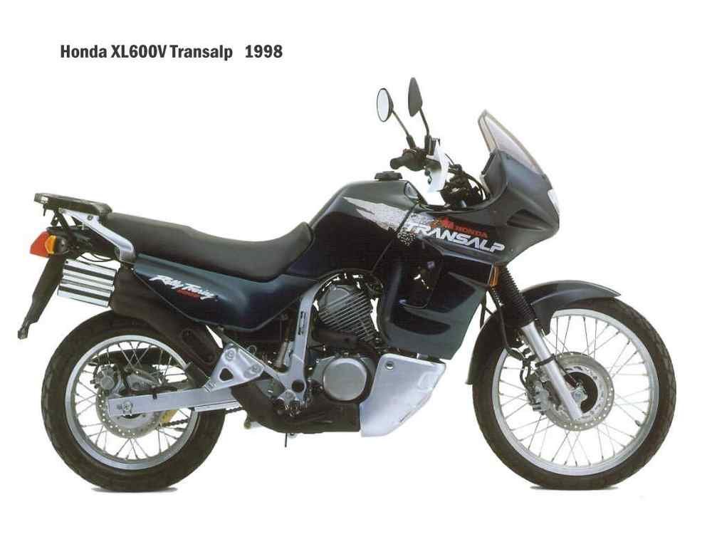 Honda XL600V Transalp 1998 motorbike A4 Photo Print