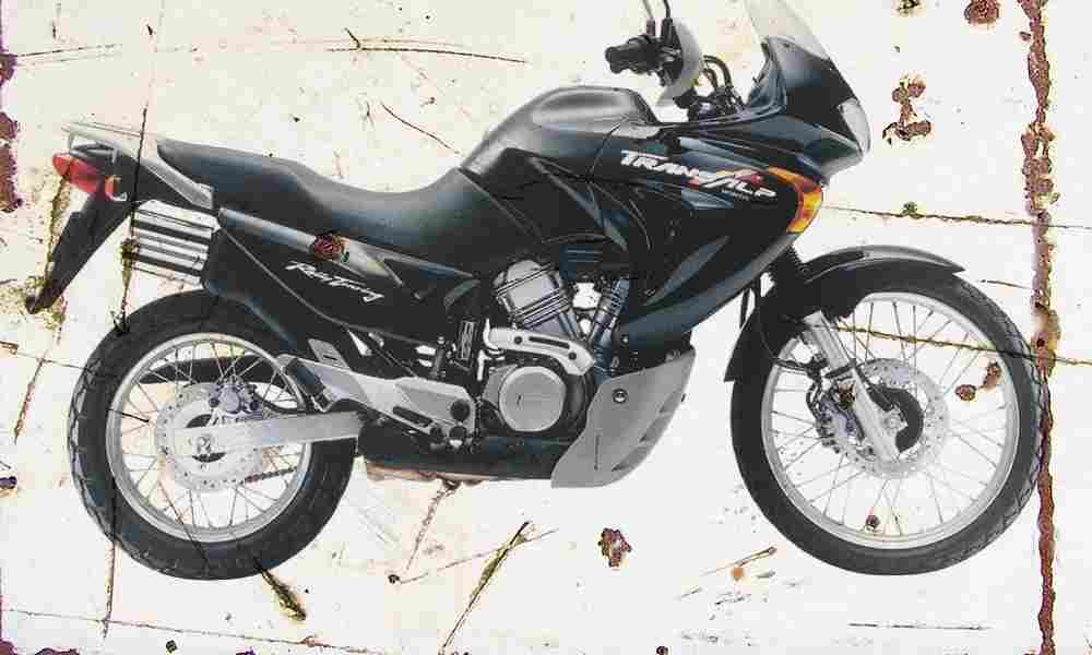 Honda XL650V Transalp 2001 Aged Vintage A4 Photo Print