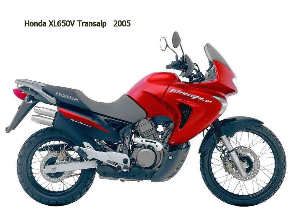 Honda XL650V Transalp 2005 motorbike A4 Photo Print
