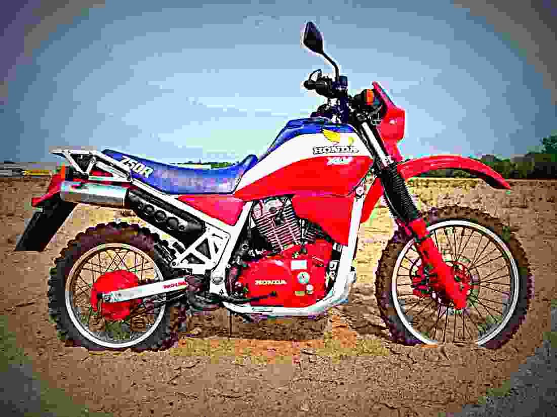 Honda XLV 750 R 1986 6 motorbike A4 Photo Print