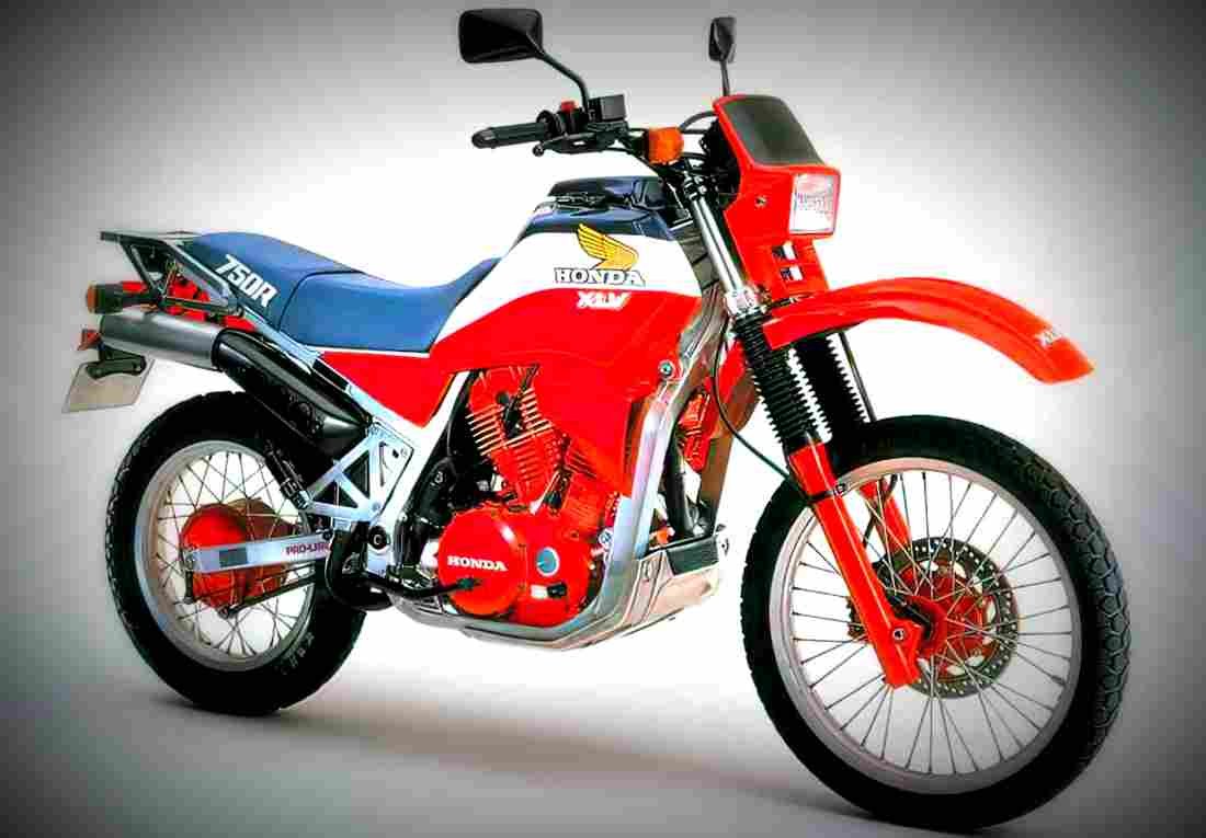 Honda XLV 750 R (reduced effect) 1984 4 motorbike A4 Photo Print