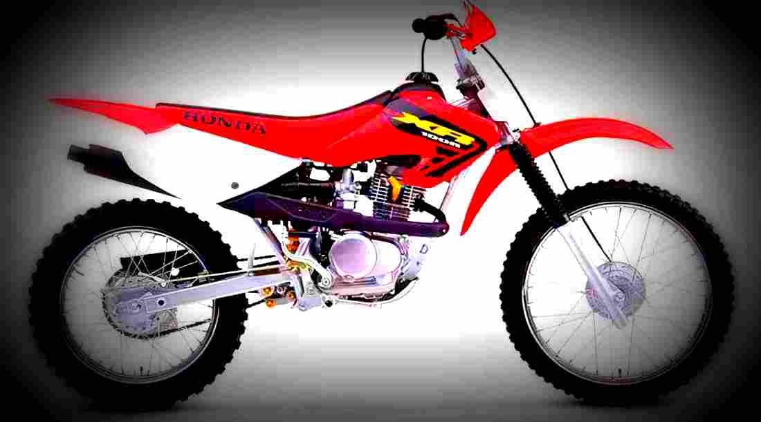 Honda XR 100 R 2002 3 motorbike A4 Photo Print