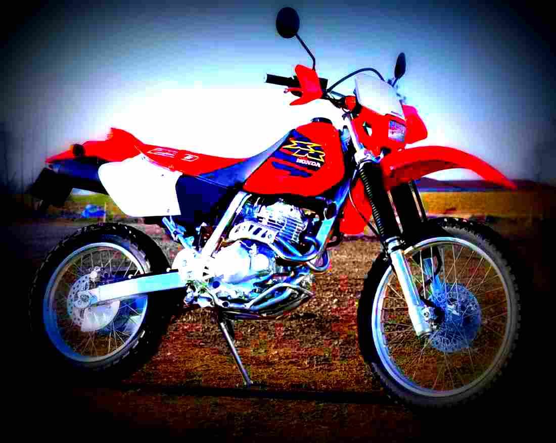 Honda XR 200 R 2002 2 motorbike A4 Photo Print