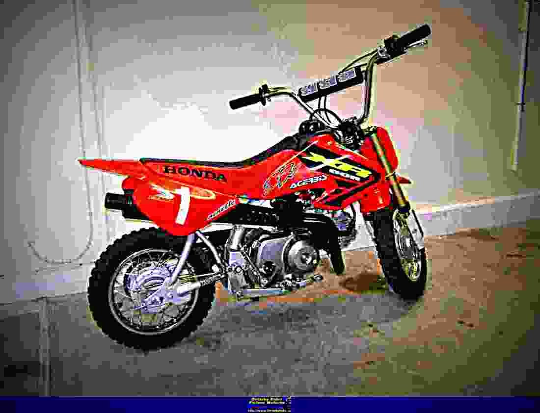 Honda XR 50 R 2002 3 motorbike A4 Photo Print
