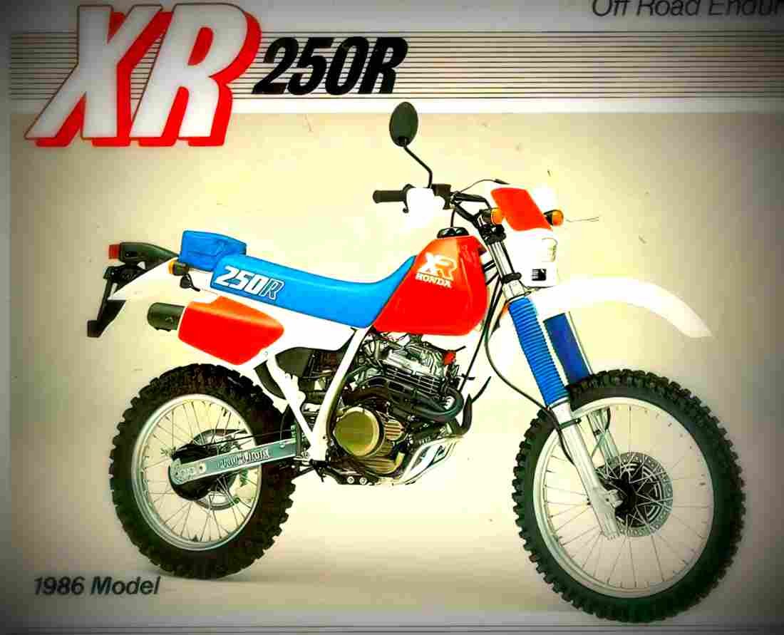 Honda XR 70 R 2002 3 motorbike A4 Photo Print