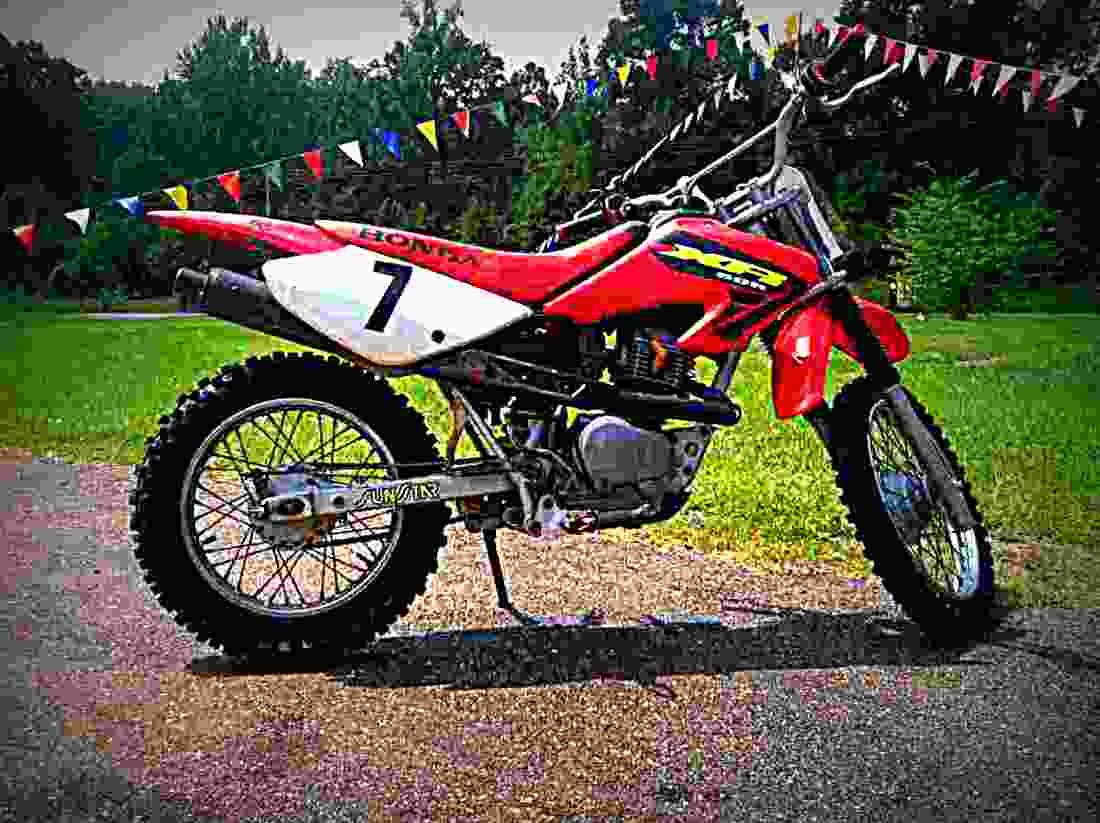Honda XR 80 R 2002 1 motorbike A4 Photo Print