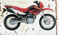 Honda XR125L 2003 Aged Vintage A4 Photo Print