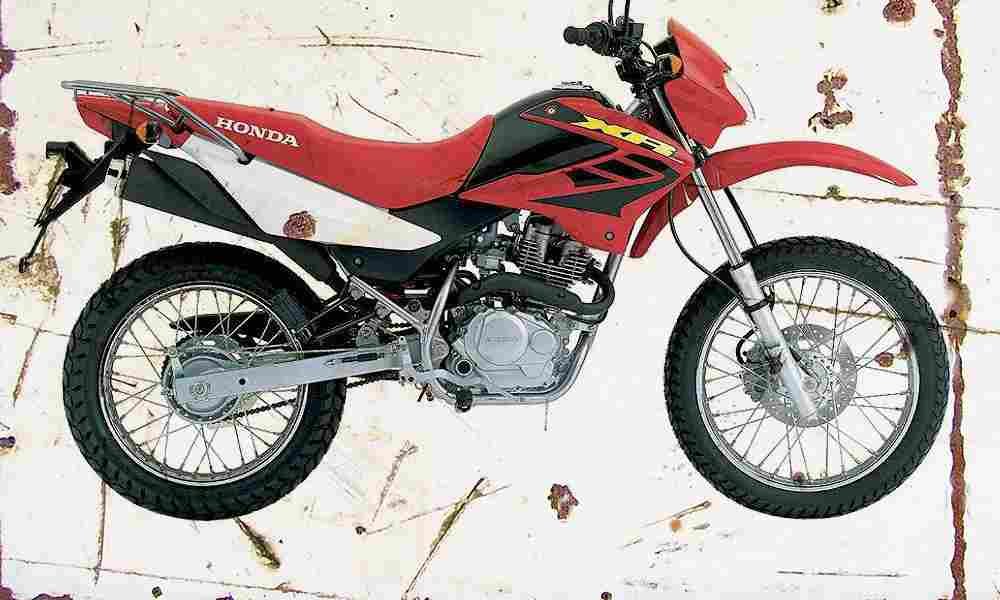 Honda XR125L 2003 Aged Vintage A4 Photo Print