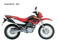 Honda XR125L 2003 motorbike A4 Photo Print