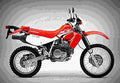 Honda XR650L 2018 2 motorbike A4 Photo Print