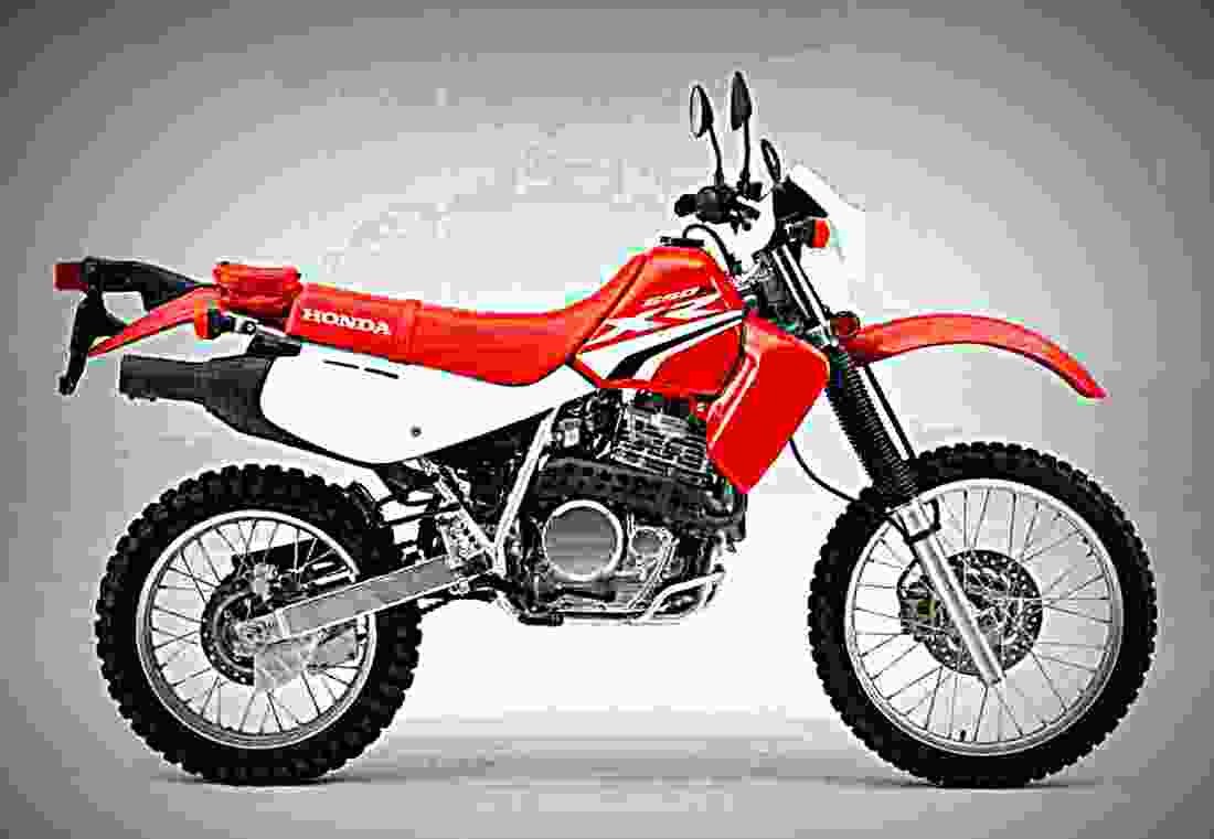 Honda XR650L 2018 2 motorbike A4 Photo Print