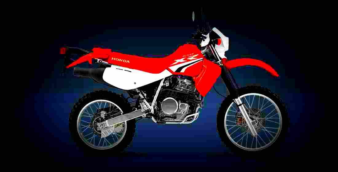 Honda XR650L 2018 4 motorbike A4 Photo Print