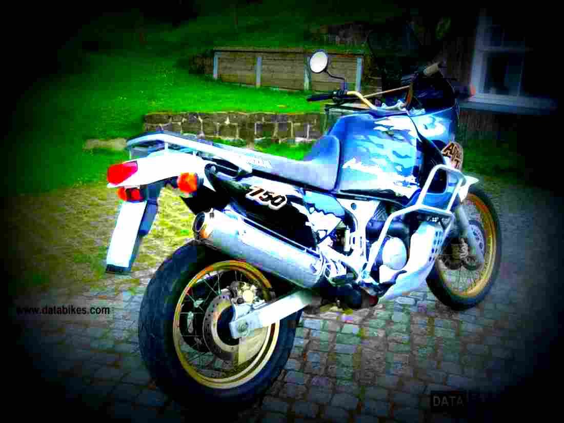 Honda XRV 750 Africa Twin 1993 2 motorbike A4 Photo Print