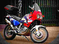 Honda XRV Africa Twin 2000 3 motorbike A4 Photo Print