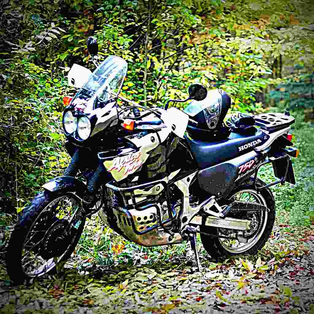 Honda XRV Africa Twin 2000 5 motorbike A4 Photo Print