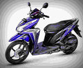 Honda @ 125 2002 6 motorbike A4 Photo Print