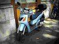 Honda @ 150 2002 3 motorbike A4 Photo Print