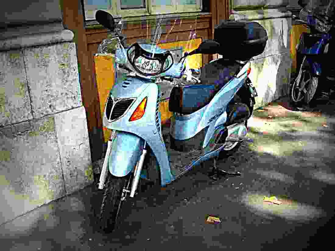 Honda @ 150 2002 3 motorbike A4 Photo Print