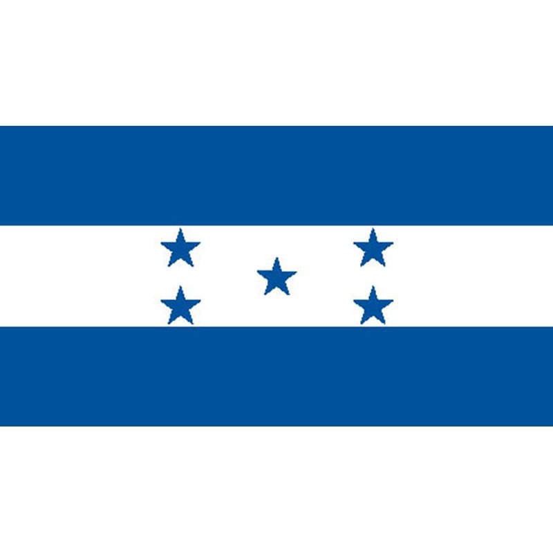 Honduras Flag N1818 A4 Photo Print