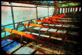 Hong Kong 279021 Star Ferry Seats A4 Limited Edition Watercolour Print