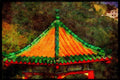 Hong Kong 279023 Ceramic Tile Roof A4 Limited Edition Watercolour Print