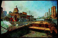 Hong Kong 279029 Aberdeen Boat Tour A4 Limited Edition Watercolour Print