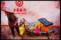 Hong Kong 279050 Street Delivery A4 Limited Edition Watercolour Print