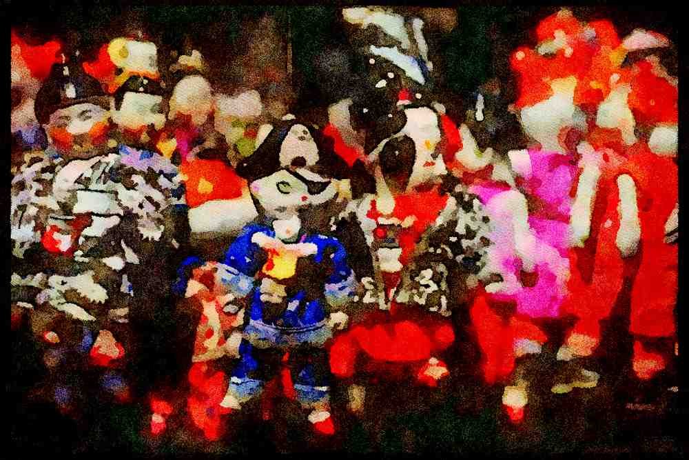 Hong Kong 279071 Porcelin Dolls A4 Limited Edition Watercolour Print