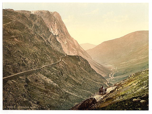 Honister Pass Lake District Vintage A4 Photo Print