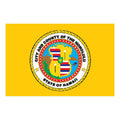 Honolulu City Flag N6175 A4 Photo Print