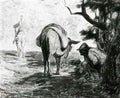 Honore Daumier don quixote and sancho pansa Art A4 Photo Print