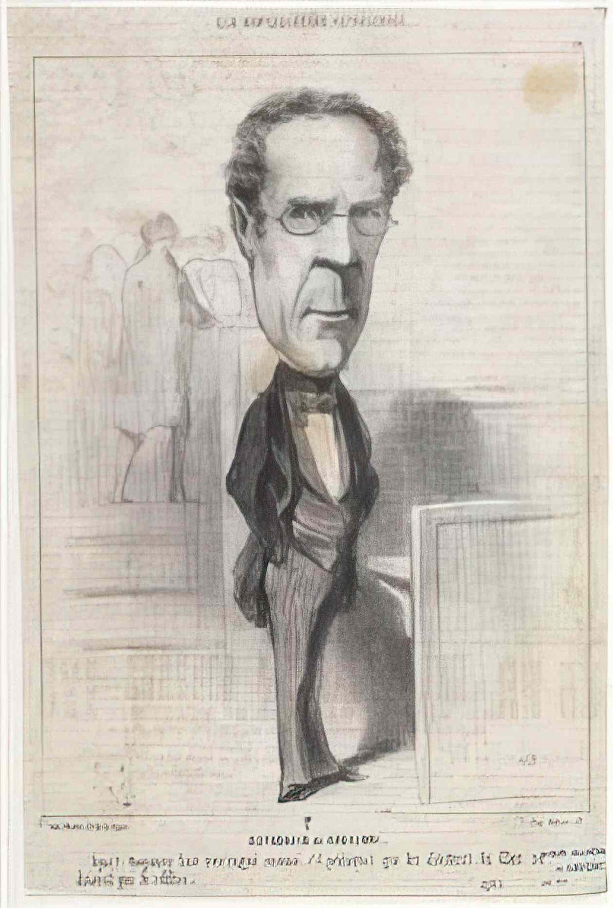 Honore Daumier duvergier de hauranne Art A4 Photo Print