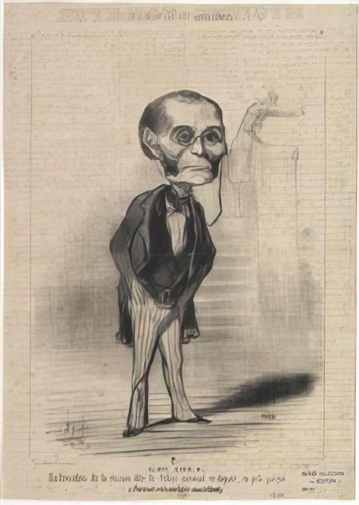 Honore Daumier glais bizoin Art A4 Photo Print