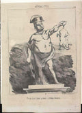 Honore Daumier project to raise a statue to odilon nimrod Art A4 Photo Print