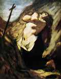 Honore Daumier st magdalene in the desert Art A4 Photo Print