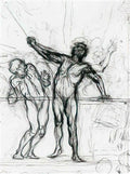 Honore Daumier alexandre bixio Art A4 Photo Print