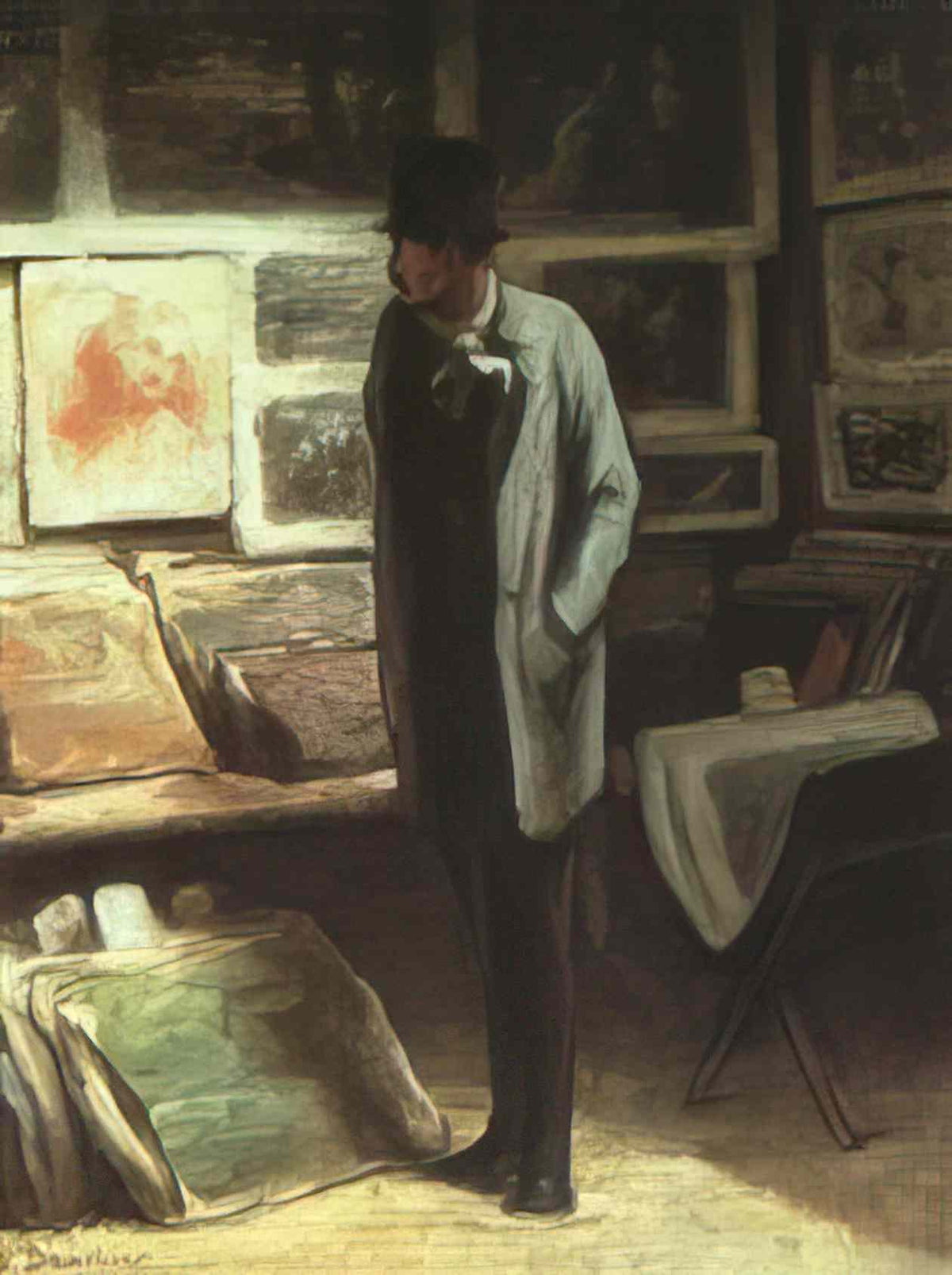 Honore Daumier benjamin delessert industrial and mp Art A4 Photo Print