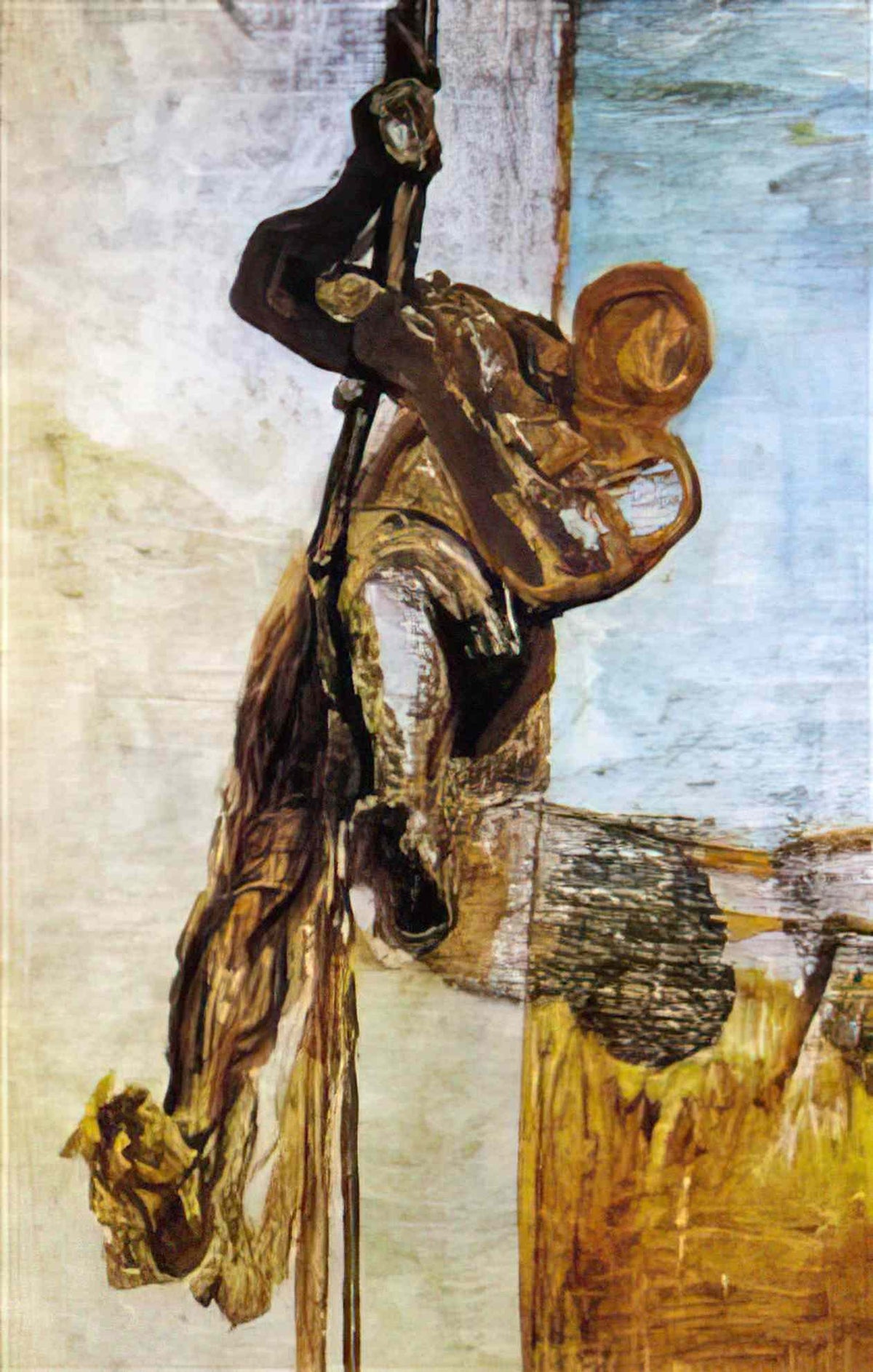 Honore Daumier the man with the cord Art A4 Photo Print