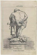 Honore Daumier fighters of circus Art A4 Photo Print