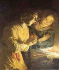 Honthorst Gerrit Van Adoration Of The Child 5 A4 Photo Print