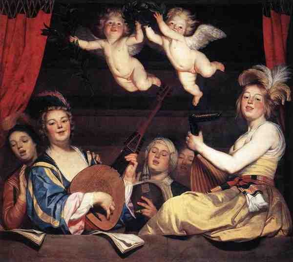 Honthorst Gerrit Van Honthorst 24Balcony 5 A4 Photo Print